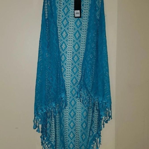 Victoria Open Front Shawl Cardigan Cover Up - Picture 5 of 16